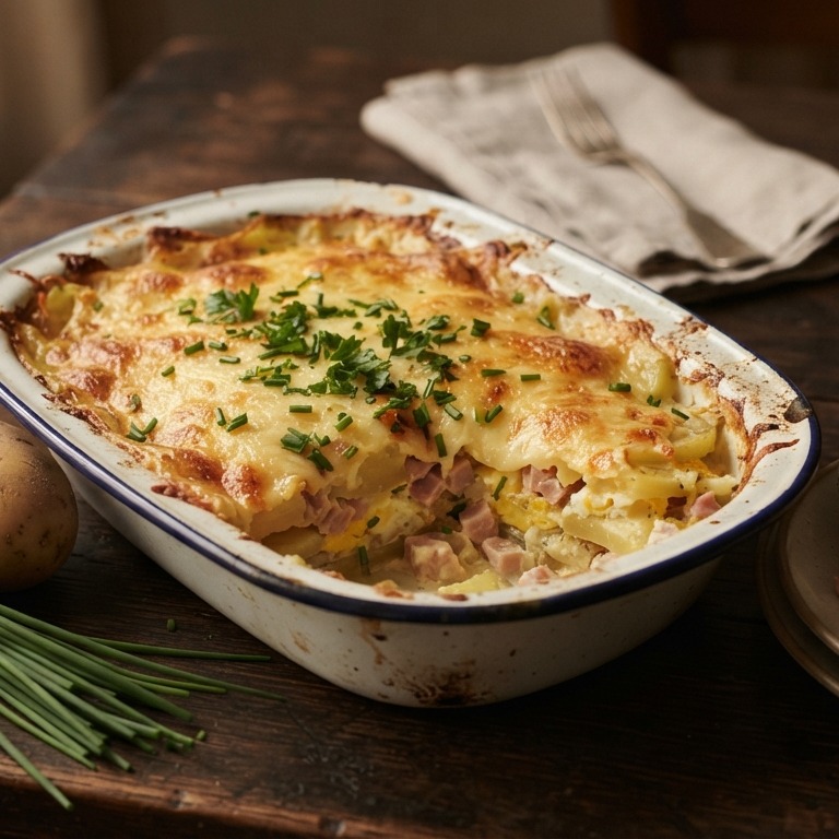 Oma's aardappelschotel recept