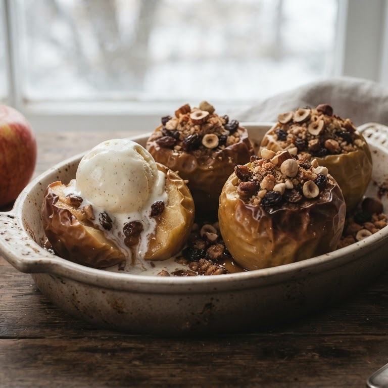Omaas gevulde appels uit de oven recept