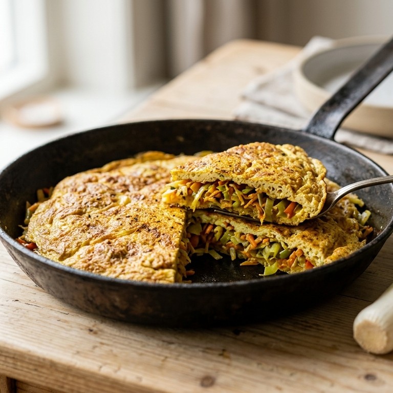 Omelet met nasi kruiden recept