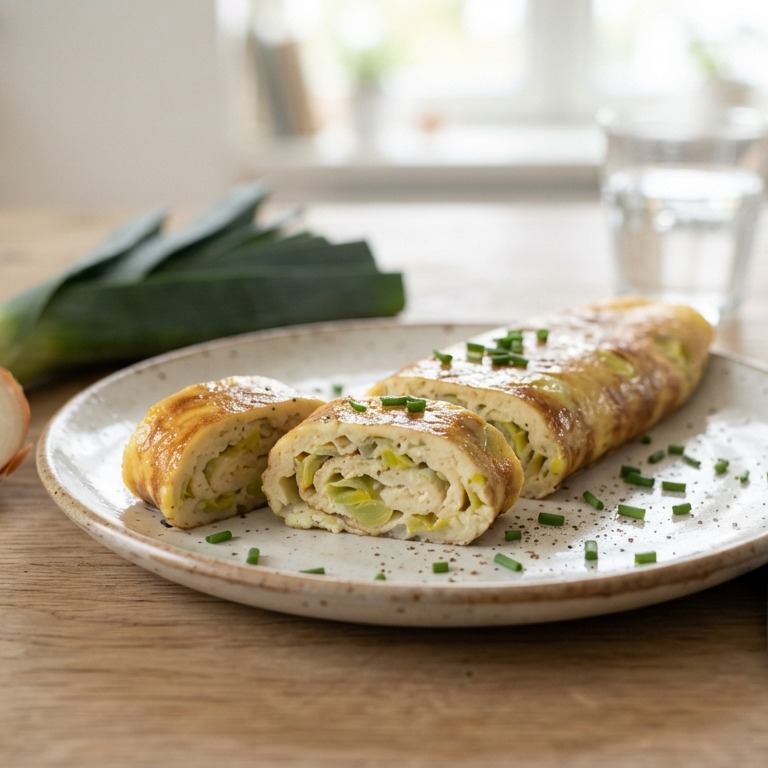 Omelet met prei recept