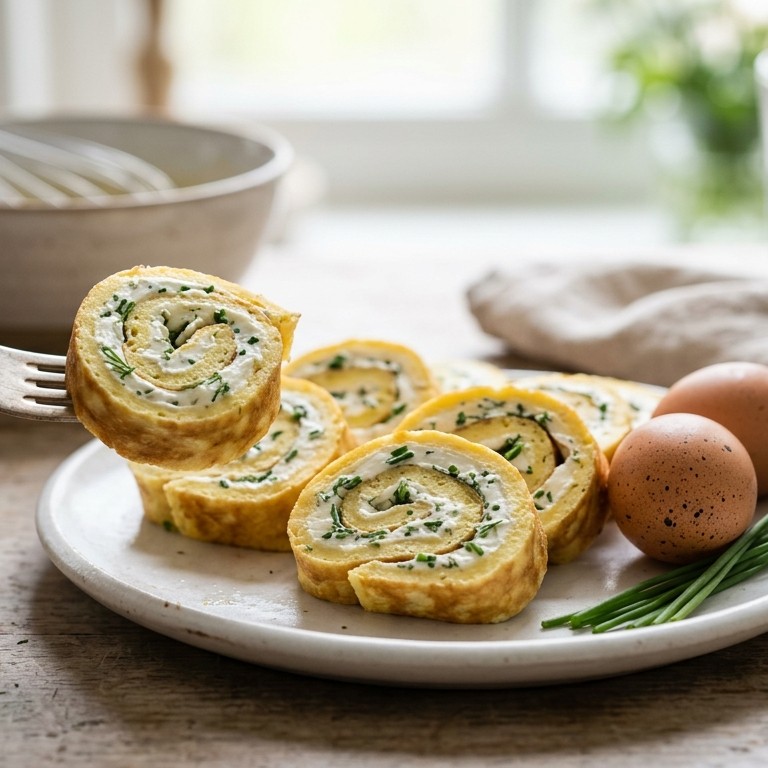 Omelet rolletje recept