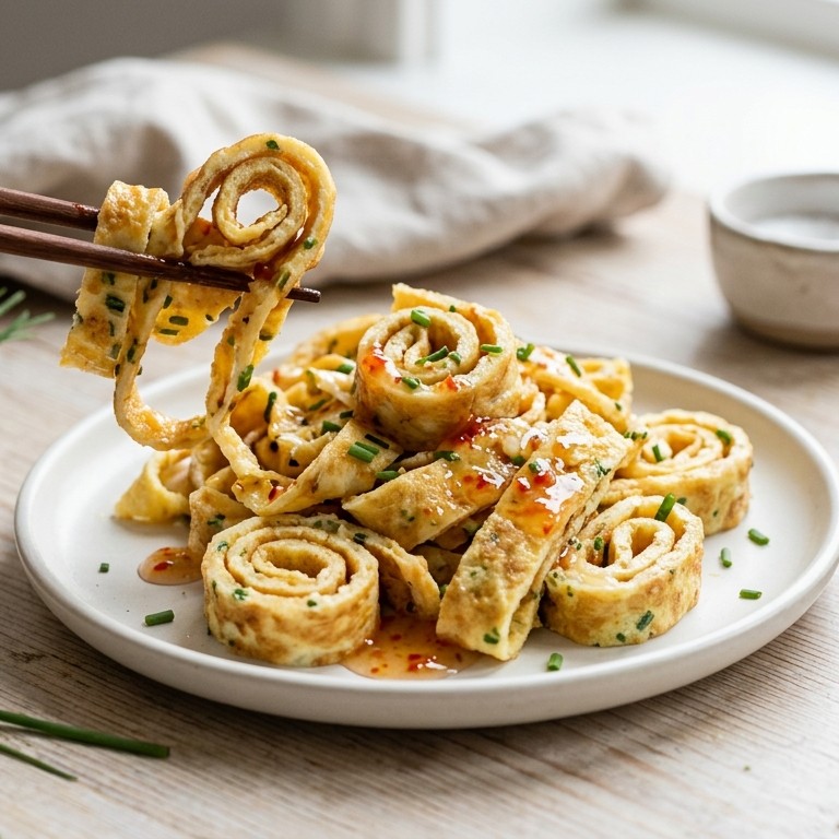 Omeletreepjes recept