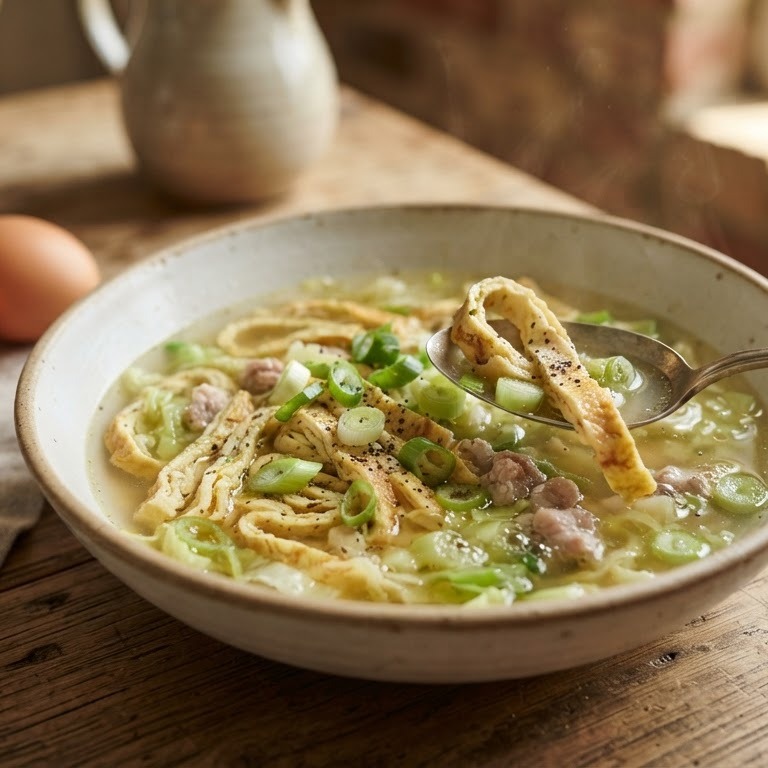 Omeletsoep recept