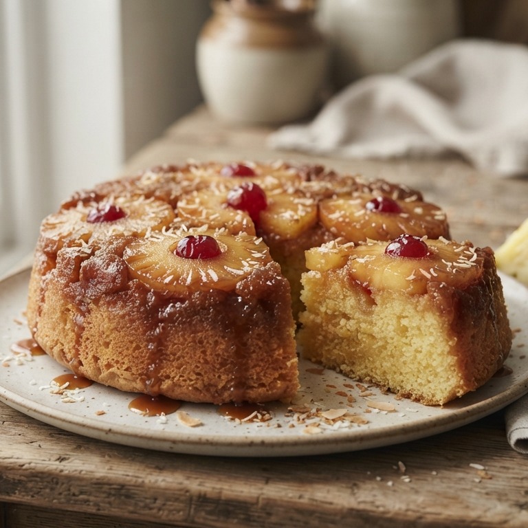 Omgekeerde ananaspudding recept