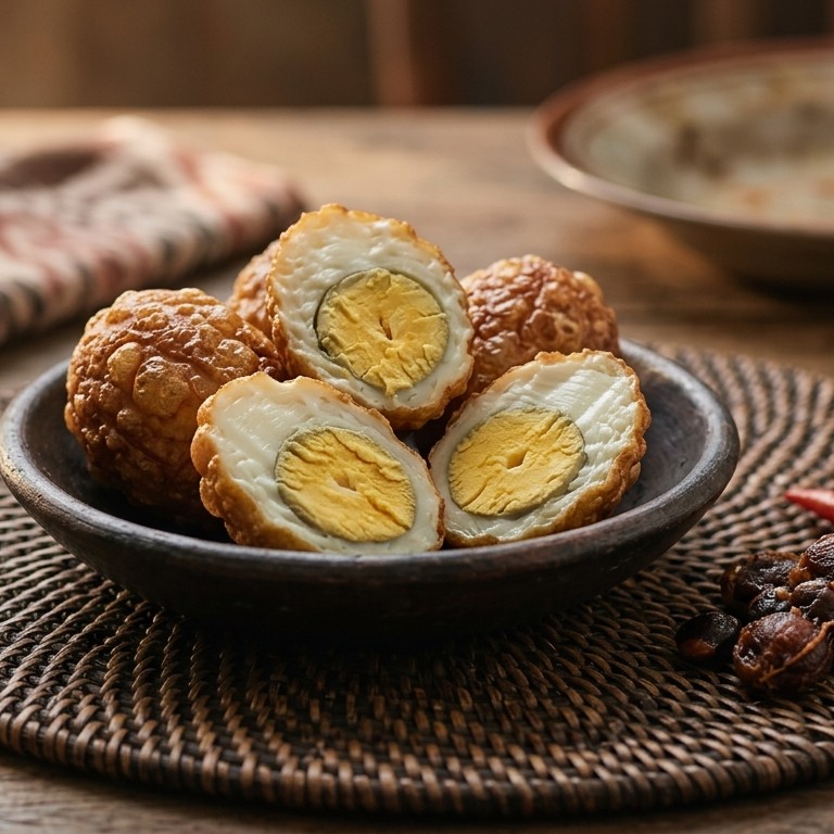 Ontolu sinanga (gemarineerde gefrituurde eieren) recept