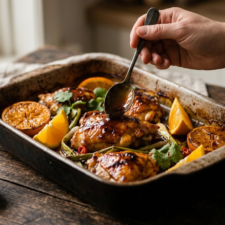 Oosterse kip recept