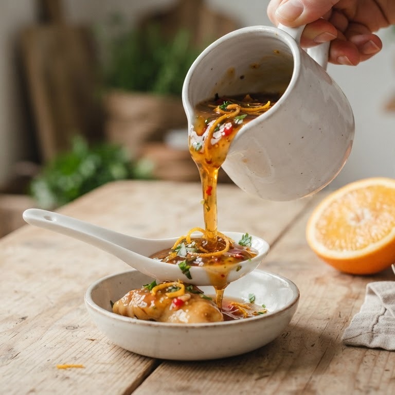Oosterse sinaasappelsaus recept