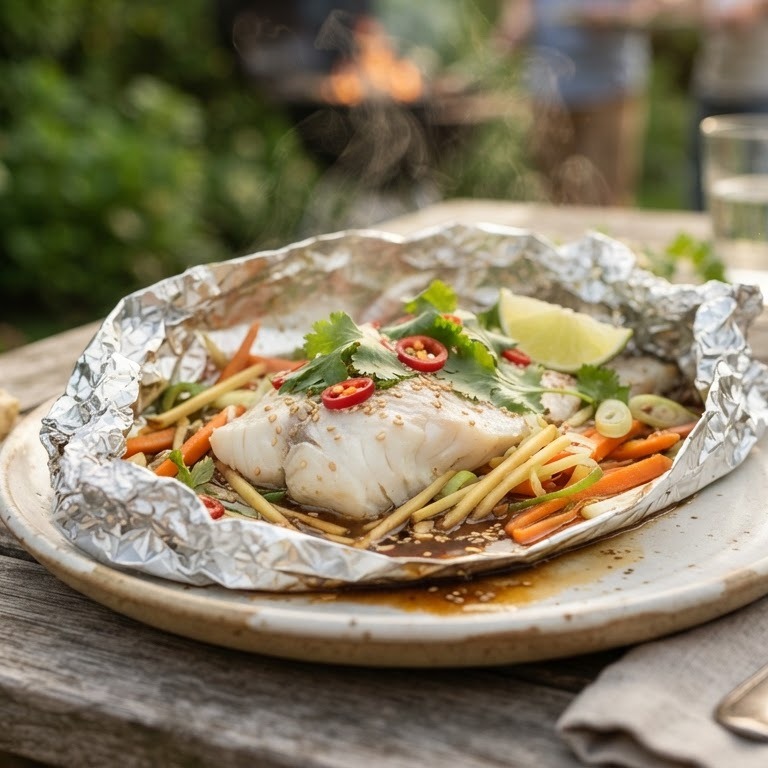 Oosterse vispakketjes recept