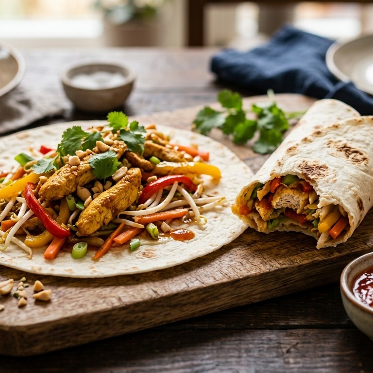 Oosterse wraps recept