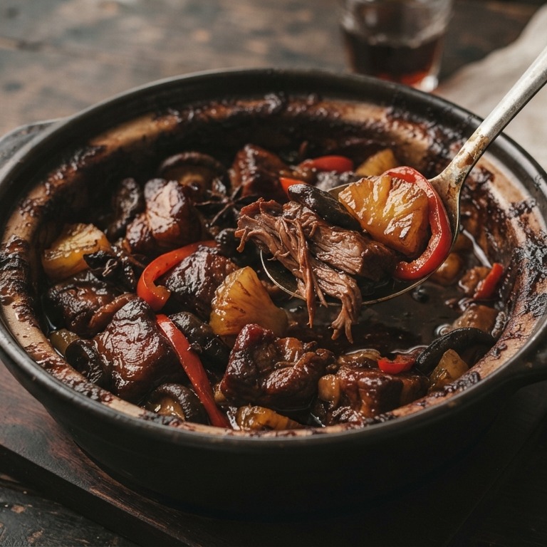 Oriëntaals varkensvlees voor de slowcooker recept