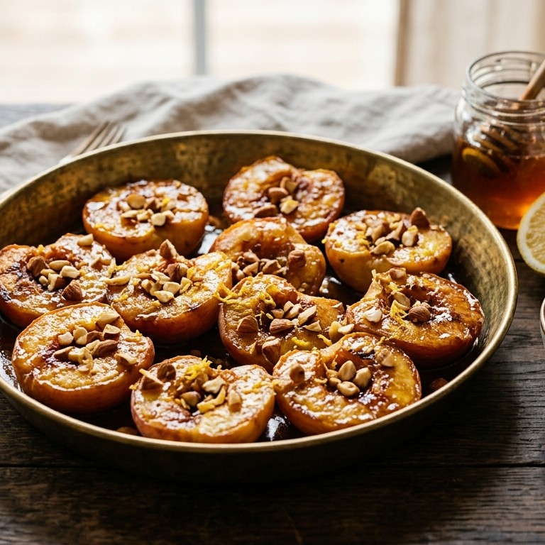 Oriëntaalse perziken recept