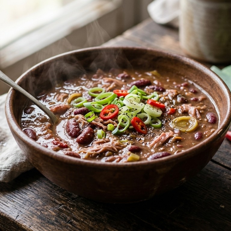 Oriental Brown Beansoup recept