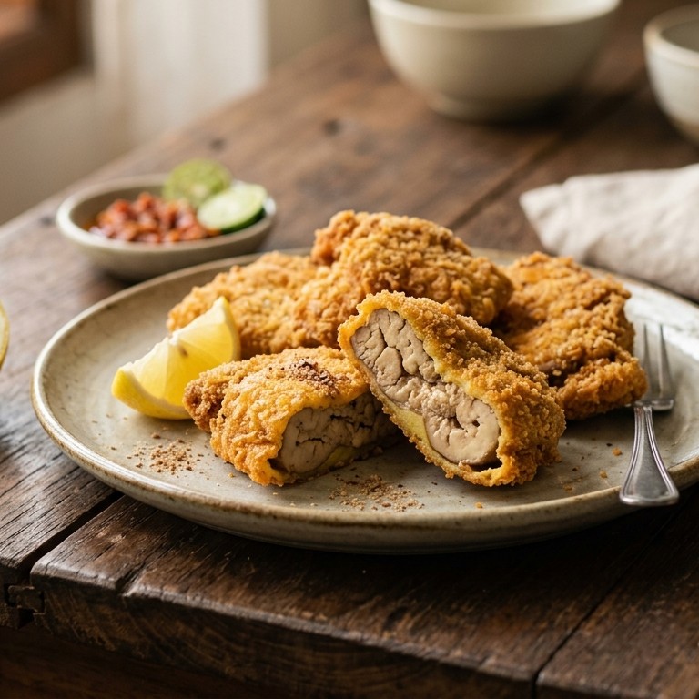 Otak goreng telor (runderhersenen met ei) recept