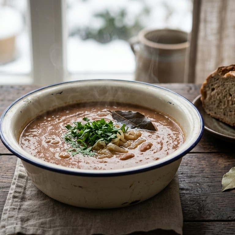 Oud Hollandse bruine bonensoep recept
