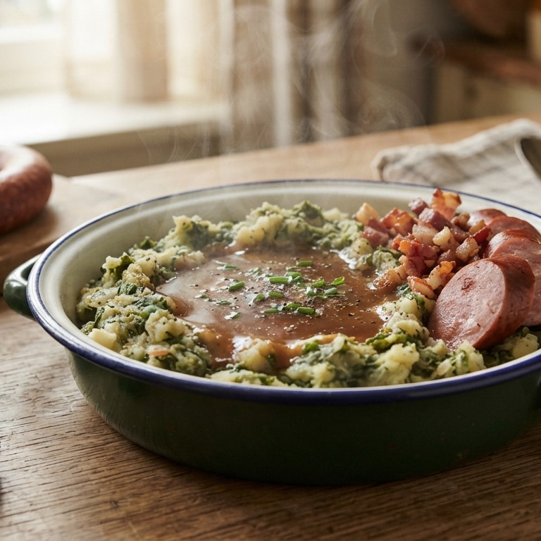 Ouderwetse Groningse mous (stamppot boerenkool) volgens familierecept recept