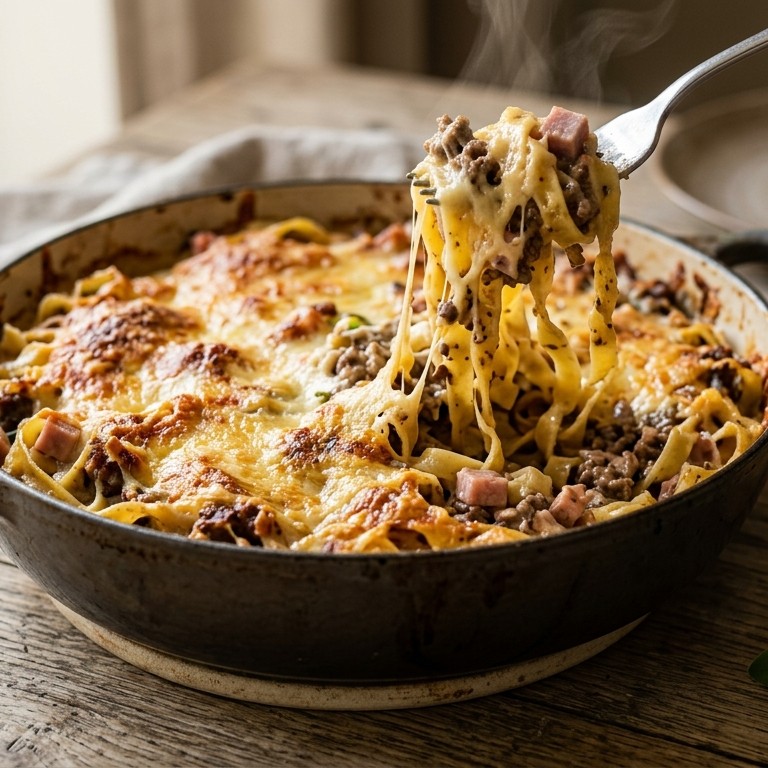 Ovenpasta met gehakt recept