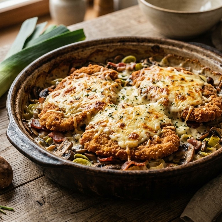 Ovenschnitzel met kaas recept