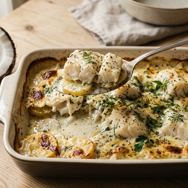 Ovenschotel kabeljauw recept