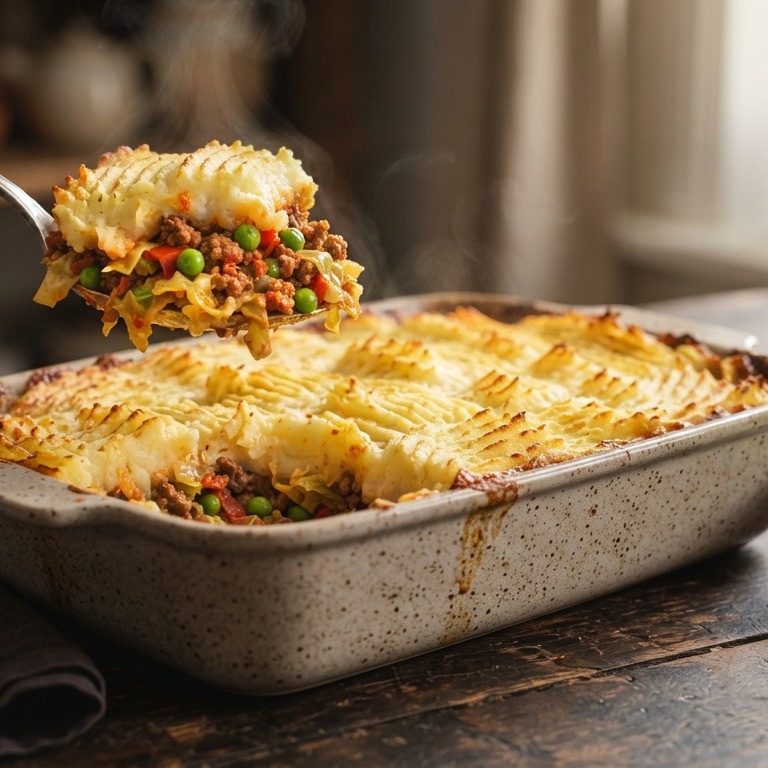 Ovenschotel met aardappels, gehakt en groente recept