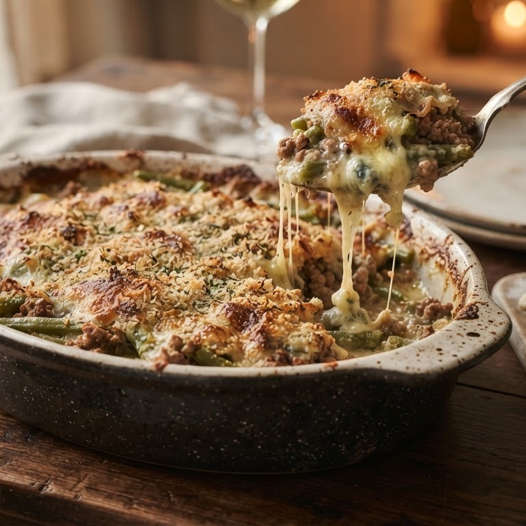Ovenschotel met bonen en gorgonzola recept
