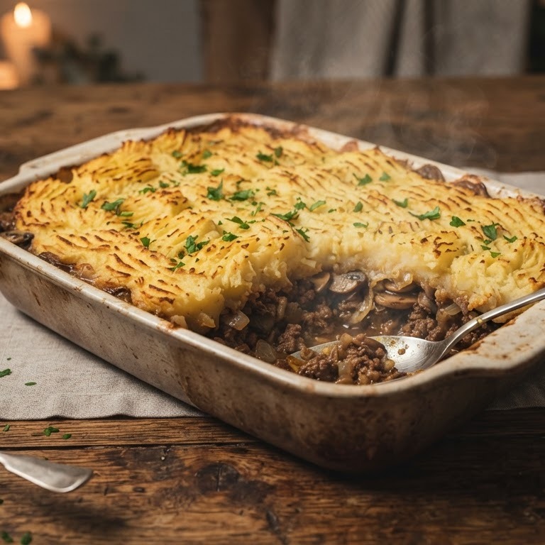 Ovenschotel met puree en gehakt recept