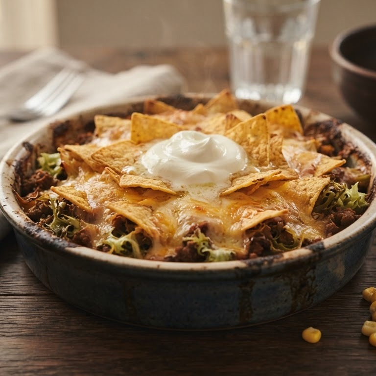 Ovenschotel met tortillachips en andijvie recept