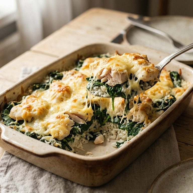 Ovenschotel vis en spinazie recept