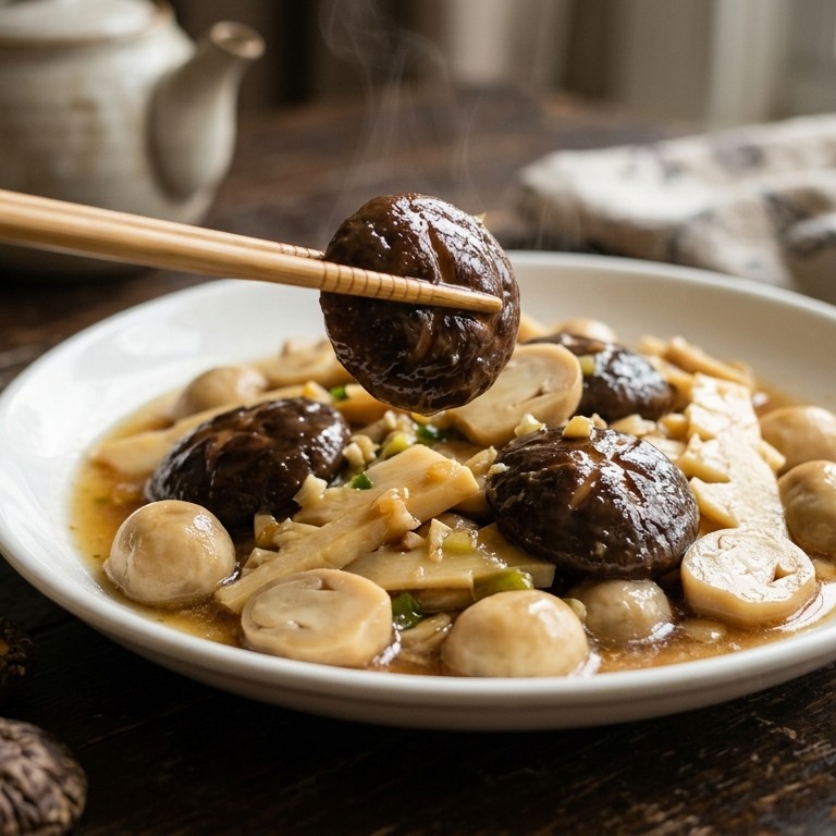 Paddenstoelen met bamboe recept