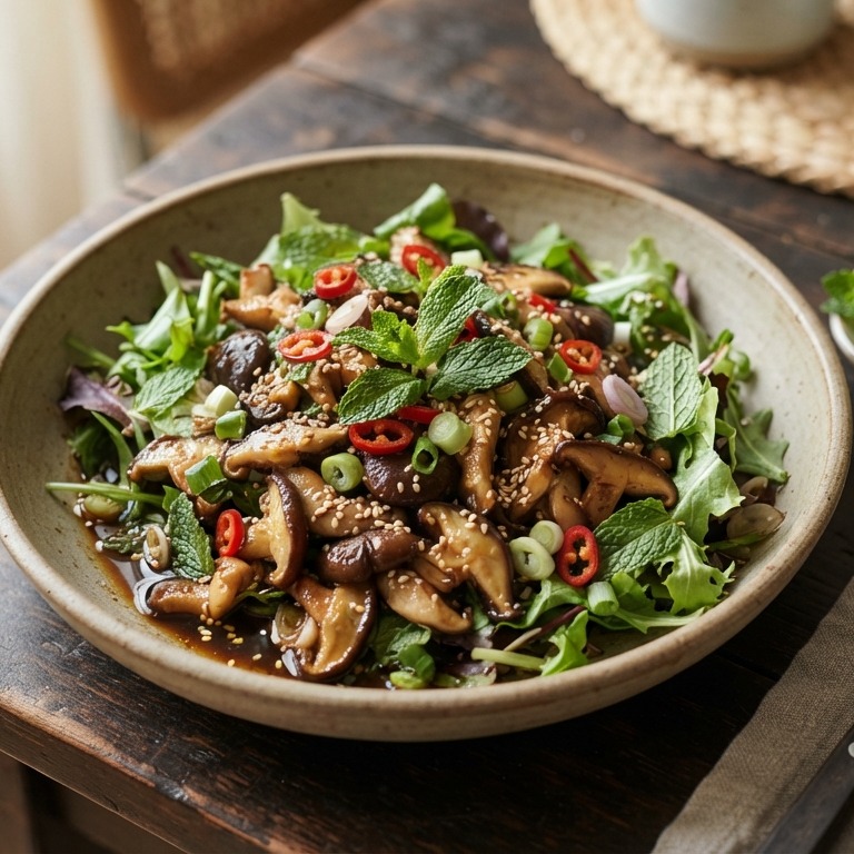 Paddenstoelensalade recept
