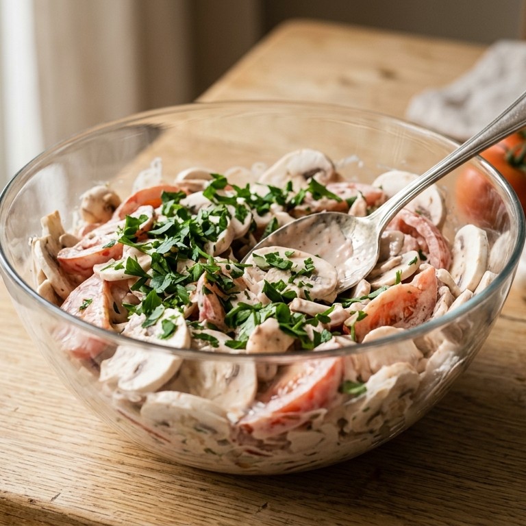 Paddestoelensalade recept