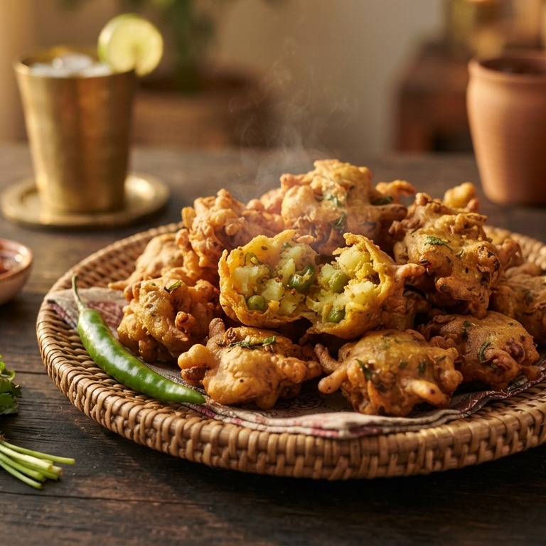 Pakora's van aardappel recept