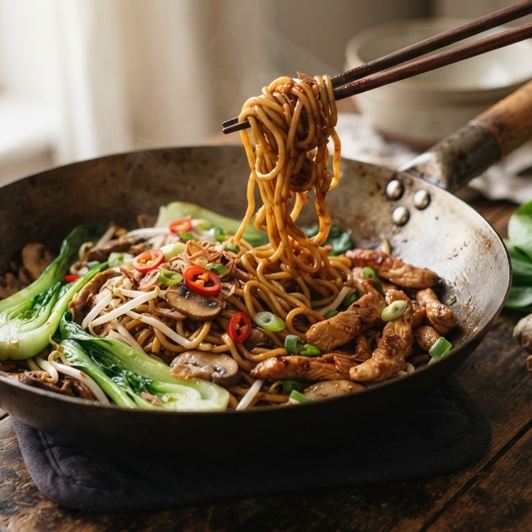 Paksoi met mie recept