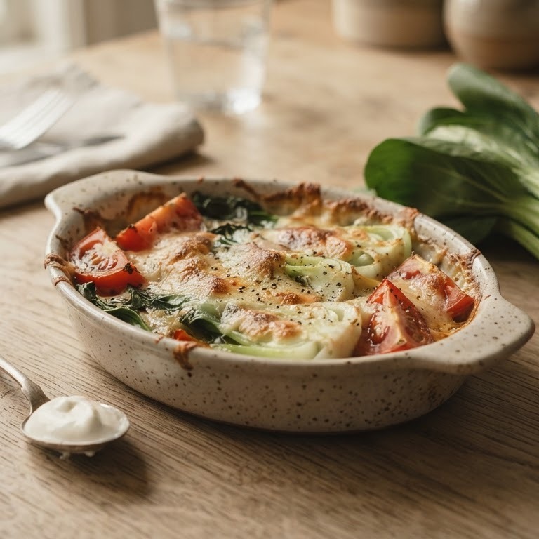 Paksoi met tomaat recept