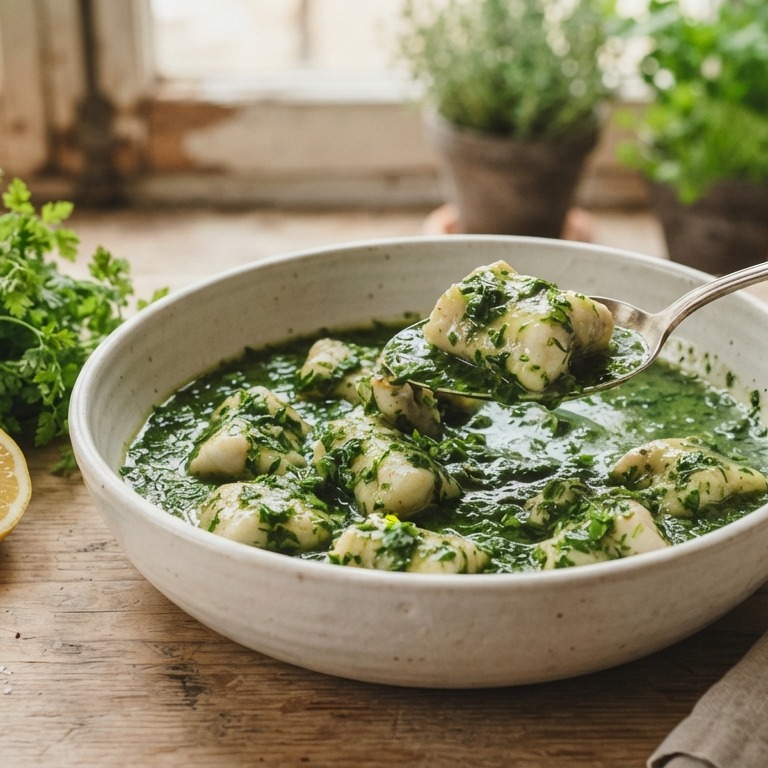 Paling in 't groen recept