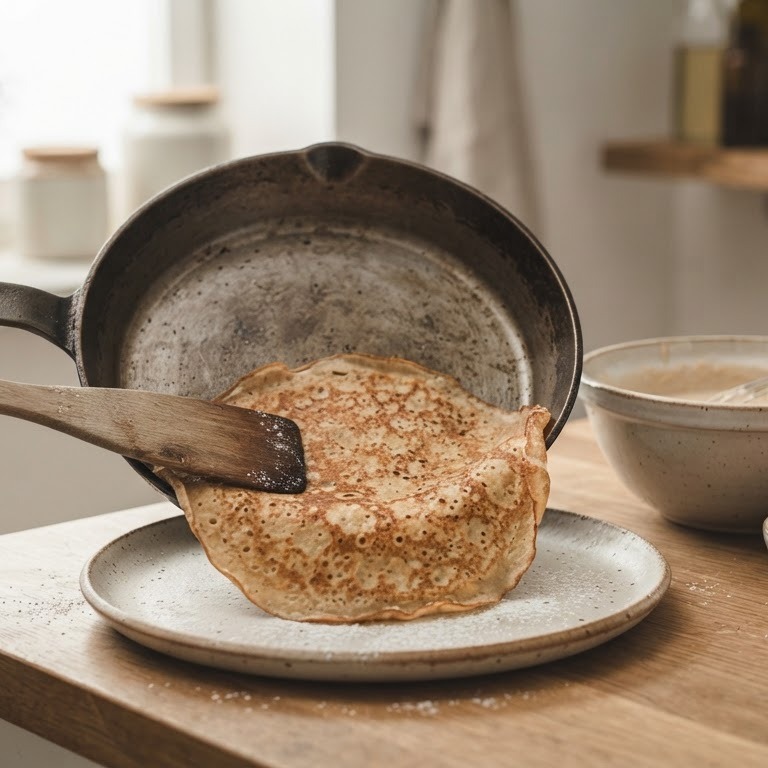 Pannenkoek beslag (speltmeel) recept