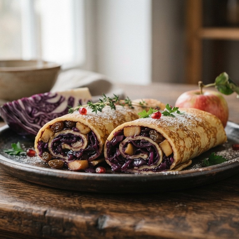 Pannenkoeken met rode kool recept