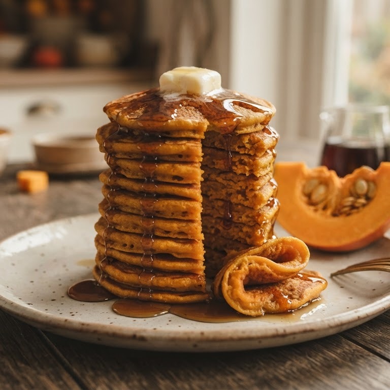 Pannenkoekjes met pompoen recept