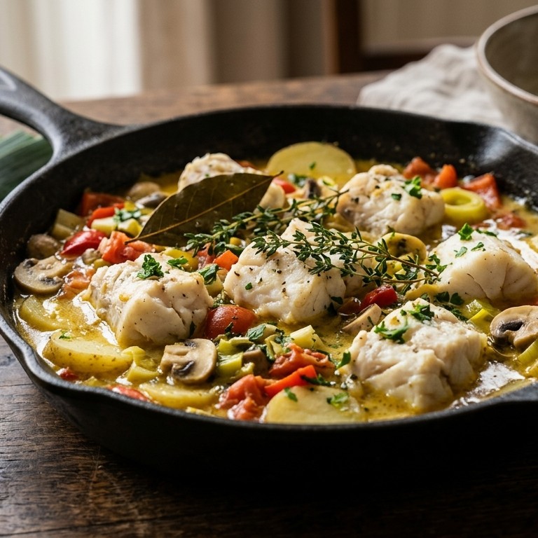 Pannetje met vis recept