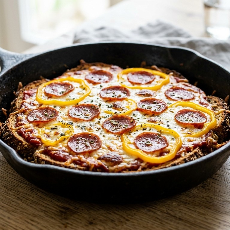 Panpizza met paprika en salami recept