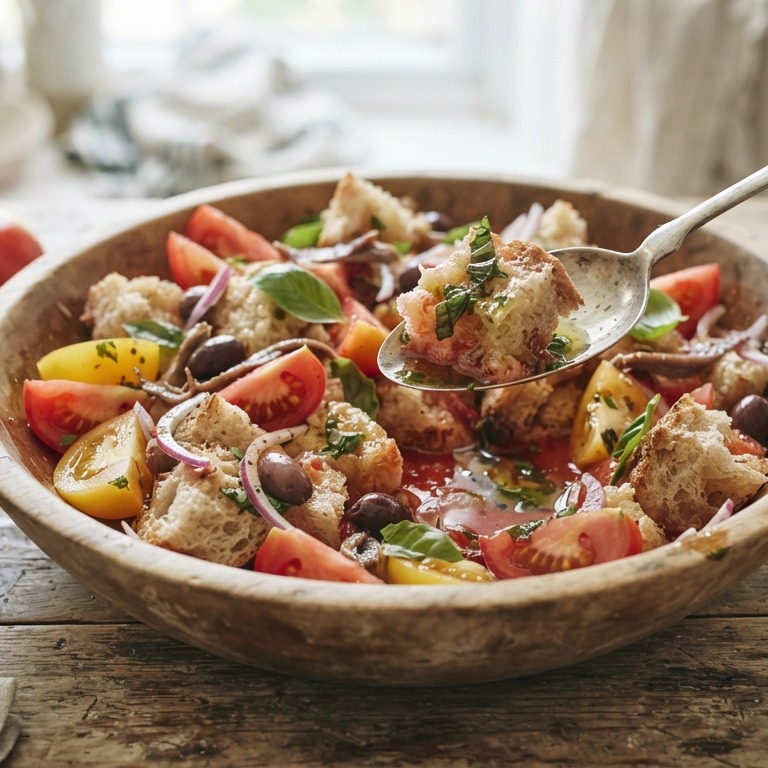 Panzanella-salade recept