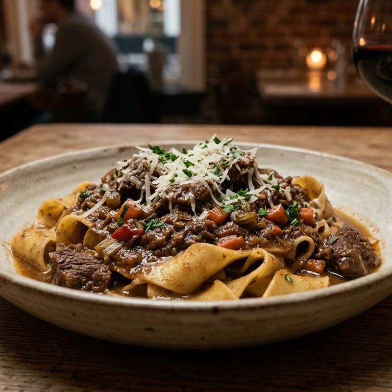 Pappardelle met ragout recept