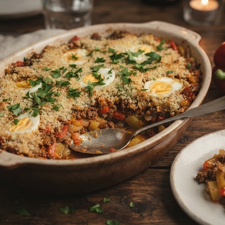 Paprika-gehaktschotel recept