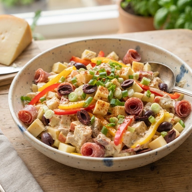 Paprika-kaassalade recept