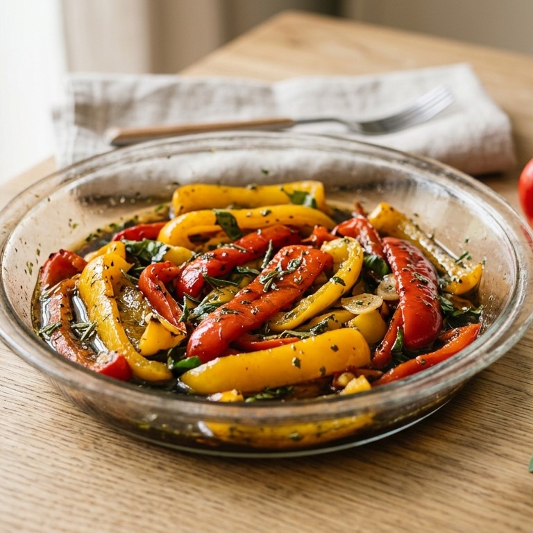 Paprika's in kruidenmarinade recept