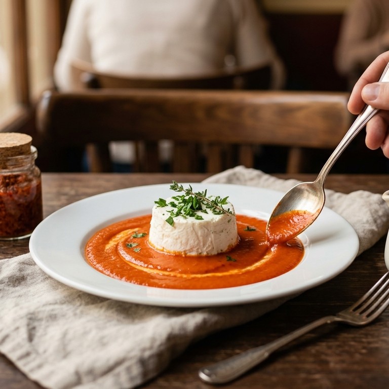 Paprikacoulis bij geitenkaas charlotte's recept