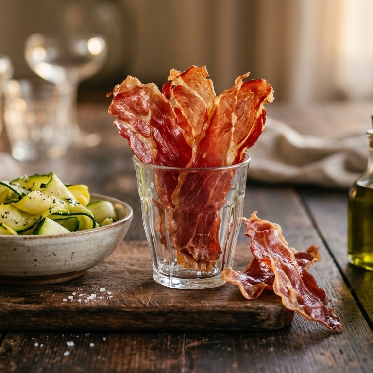 Parmahamchips recept