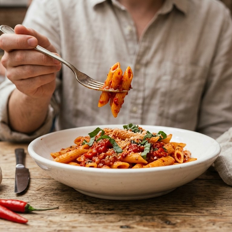 Pasta al arrabiata recept
