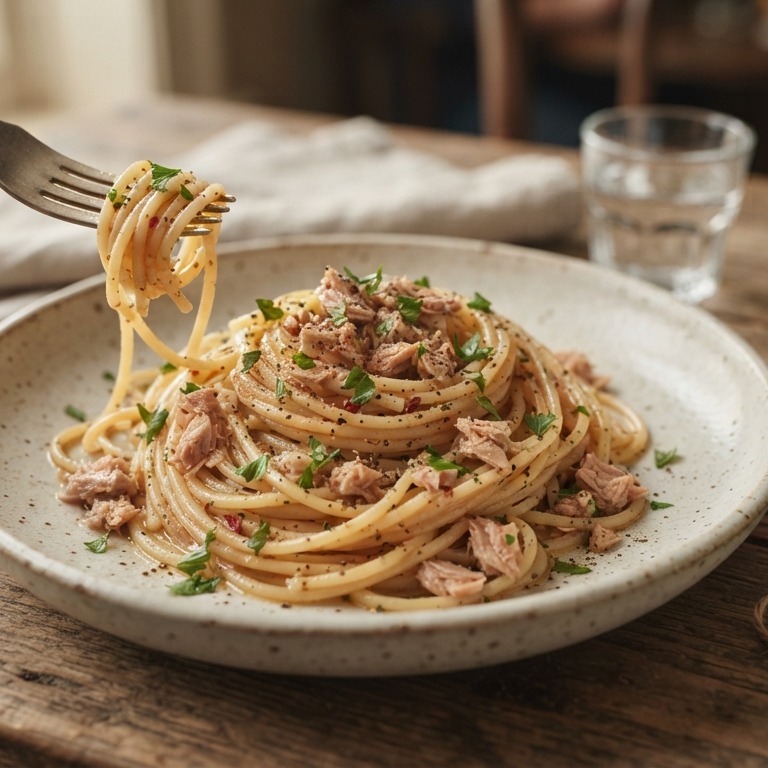 Pasta al tonno recept