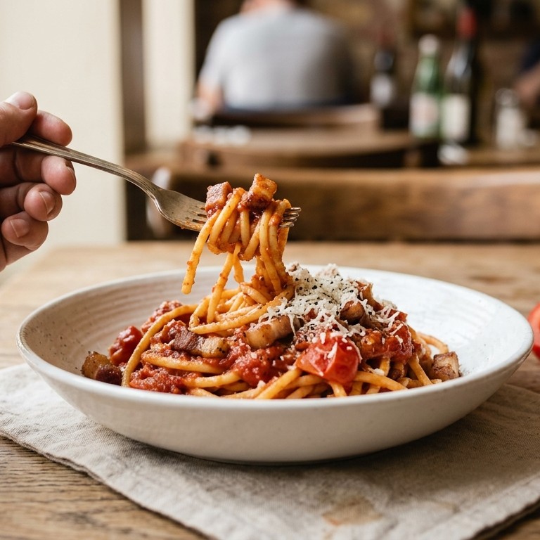 Pasta amatriciana recept