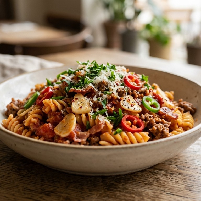 Pasta arrabiata recept